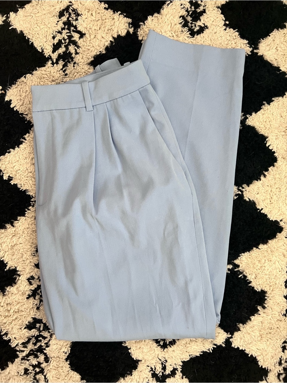 & Other Stories powder blue work pant